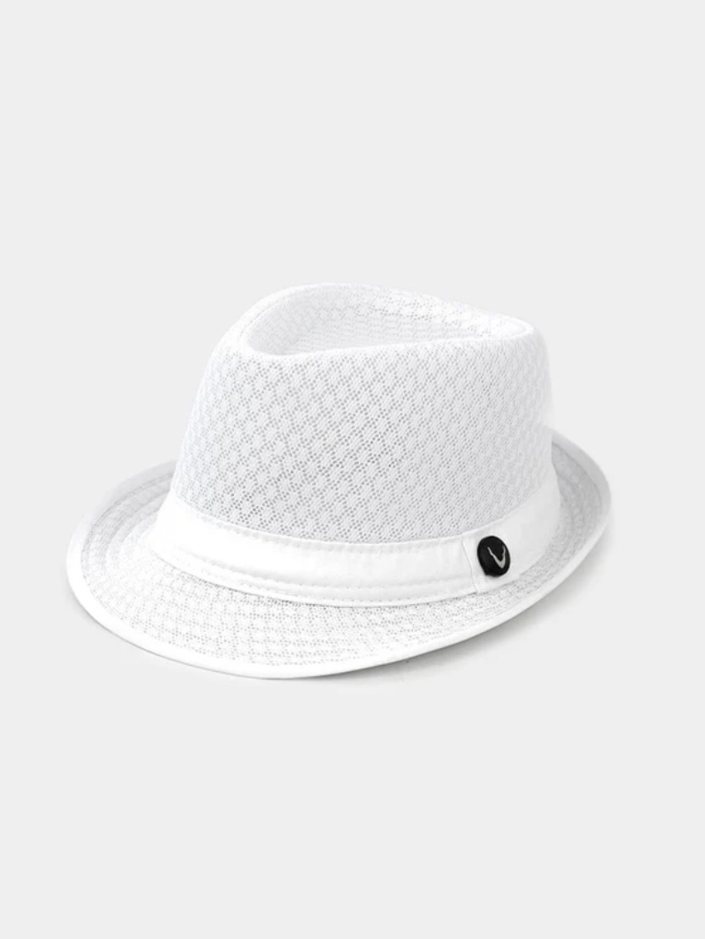 NWT Black Horn Light Weight Classic Soft Summer Cool Mesh Fedora